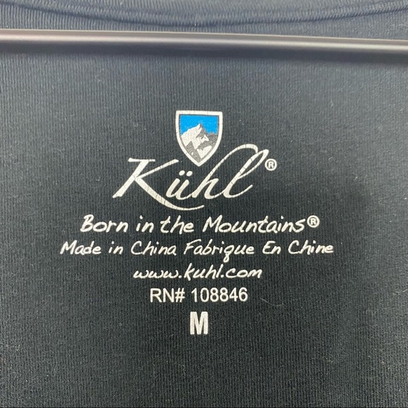 Kuhl Long Sleeve Black Ruched Vneck Dress Size Medium - Picture 5 of 8